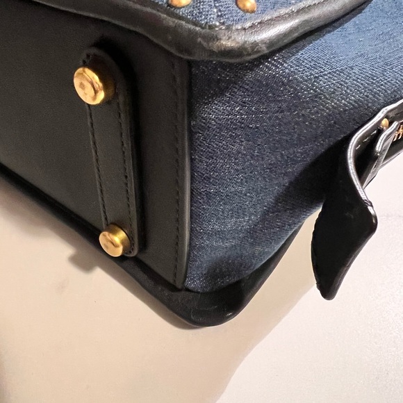 Coach Denim Dreamer Satchel Crossbody - Picture 10 of 10
